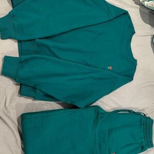 Womens Green Sweatpants